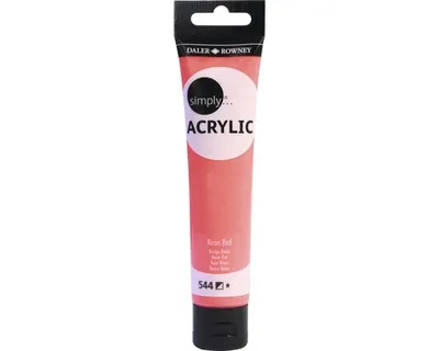 Immagine prodotto di Daler-Rowney Semplicemente Acrilico, 75 ml, Neonrot