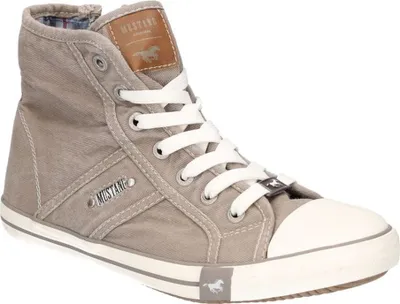 Produktbild von Mustang Damen Sneaker High Top Booty Schnürung Stiefelette 1099-506 , Größe:38 EU, Farbe:Mehrfarbig