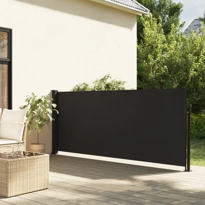 Produktbild von Seitenmarkise Ausziehbar Schwarz 120x300 cm - Sonnensegel 4004279