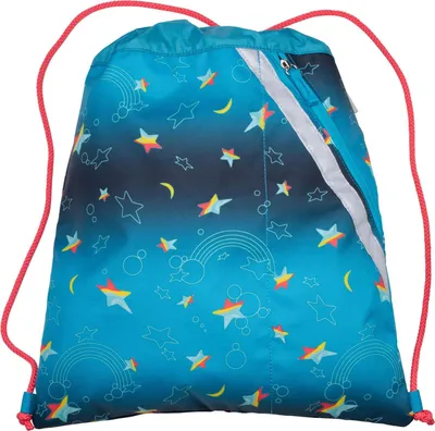 Produktbild von DerDieDas ErgoFlex Tiny Exklusiv LED Schulranzenset 5-teilig Rainbow Star türkis