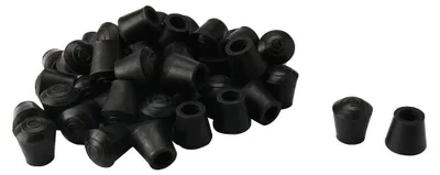 32 Stück Gummikappen für Stuhlbeine, 12 mm, schwarz