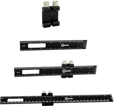 Produktbild von Präzise Aluminium-Lineal 3-teilig robust