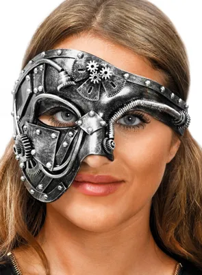 Produktbild von Max Bersinger 818-40-340, Erwachsener, Gesichtsmaske, Steampunk, 1 Stück(e)