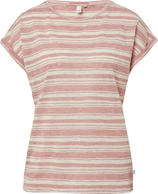 Produktbild von s.Oliver Damen T-Shirt aus Viskosemix mit Fledermausärmeln und Ringel-Muster