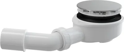 Obrázek produktu pro Odtoková souprava pro sprchovou vaničku Alca chrom snížená