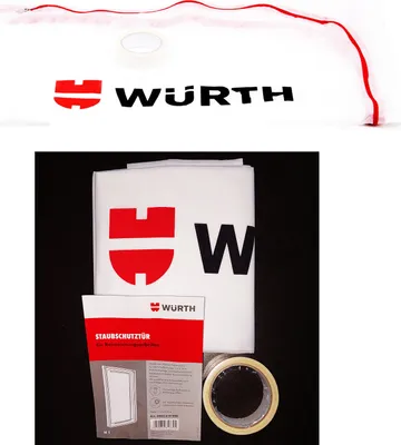 Produktbild von Würth Staubschutztür 2,2x1,1m 0992419990 mit Klebeband