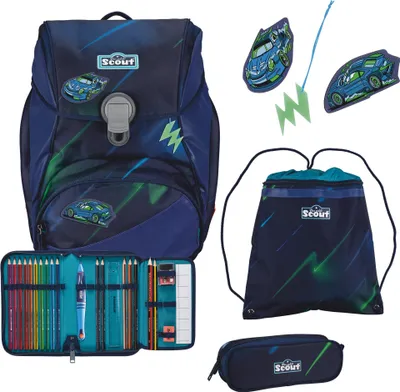 Produktbild von Scout Exklusiv Alpha Superflash City Lights Rucksack Set