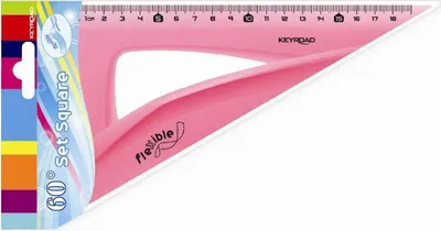 Produktbild von 30/60 Grad flexibles Geodreieck | GK-1302