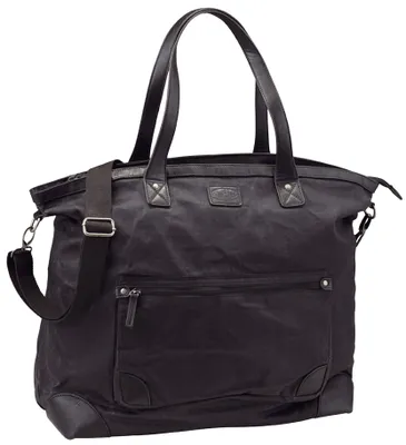 Produktbild von Weekender All Night Canvas/Kunstleder schwarz Maße ca. 44 x 46 x 21cm