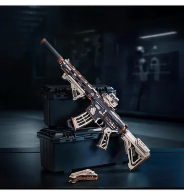 Immagine prodotto di Puzzle 3D M416 Carbine, ROKR, Legno, 410 Pezzi