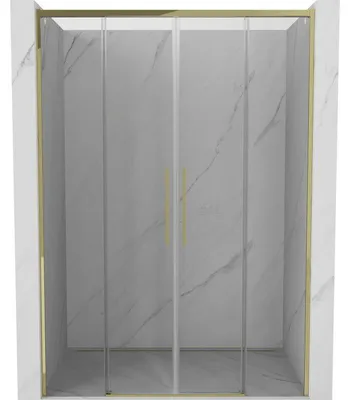 Obrázek produktu pro Mexen Rox Duo posuvné sprchové dveře 140 cm, průhledné, zlaté - 8C2-140-002-50-00