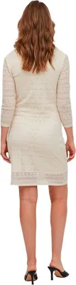 Image de Vila Chikka Lace Langarmkleid Beige XL Frau Beige XL