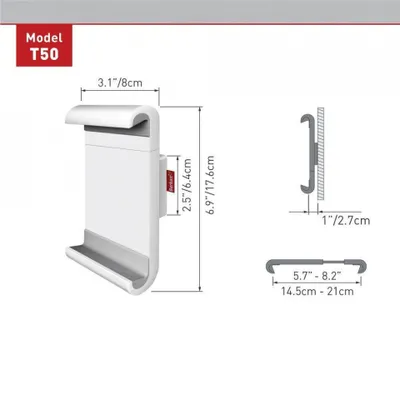 Produktbild von BARKAN T50 rotierende 360° Tablet Wandhalterung