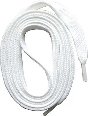 Produktbild von SNORS Schnürsenkel flach - WEISS - 6mm - 130cm