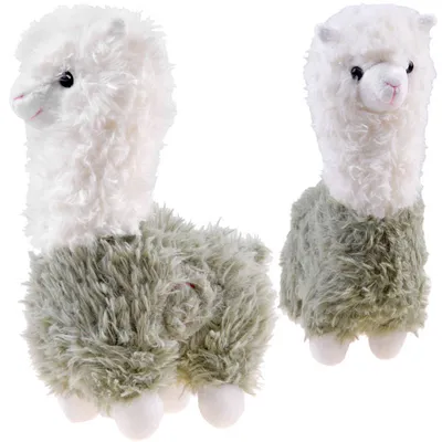 Produktbild von Alpaka-Plüschtier, flauschig, Maskottchen-Lama, 28 cm, ZA4402