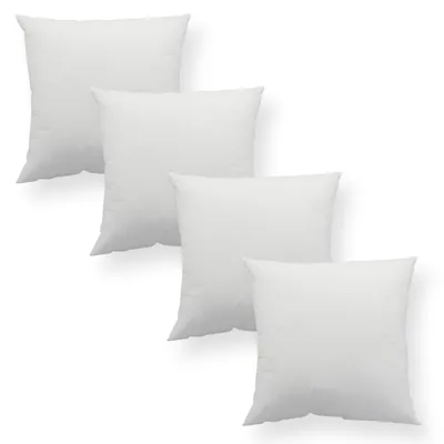 Produktbild von 4er Pack Füllkissen 40 x 40 cm Microfaser Kissenfüllung Kopfkissen Dekokissen Sofakissen Wohnzimmer Schlafzimmer
