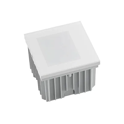 Produktbild von Arcchio LED-Wandeinbaulampe Zamo, weiß, 11 cm, Metall, IP65