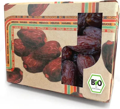 Produktbild von Bio Medjool Datteln mit Stein 1kg im Karton