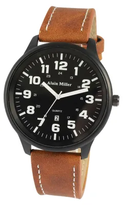 Produktbild von Herrenuhr Kunstleder Datumsanzeige