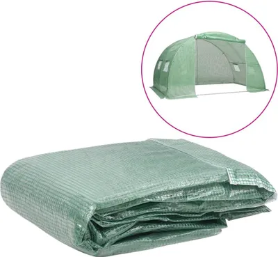 Obrázok produktu pre Náhradná plachta na skleník (8 m²) 400x200x200 cm, zelená
