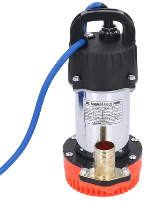 Produktbild von Tauchpumpe Hohe Fördermenge - Edelstahlgehäuse - Vollkupfermotor - Langlebig - Leiser Betrieb - Zentrifugalrad - Wasserpumpe