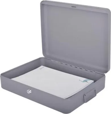 Produktbild von Pavo - Dokumentbox Pavo 370x280x90mm Dunkelgrau | 1 Stück