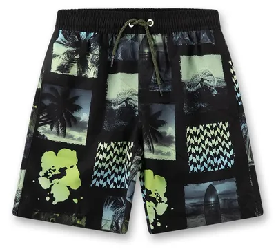 Productafbeelding van Sanetta zwemshort voor jongens, wit | Kinderzwemkleding – voor zwembad en strand