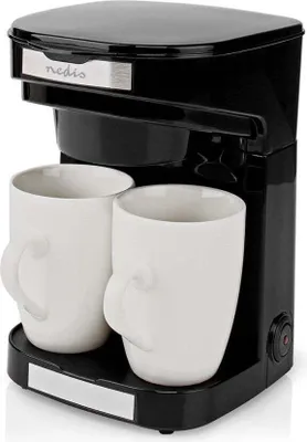Image de Cafetière | Café filtre | 0,25 litre | 2 tasses | Noir