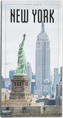Obrázok produktu pre Fotoalbum mäkký 96 vreciek 10x15cm new york