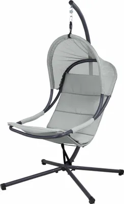 Produktbild von Siena Garden Hängesessel LAGOMA Grey Hängekorb mit Kissenauflage