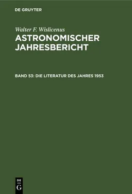 Produktbild von Die Literatur des Jahres 1953