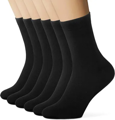 Obrázok produktu pre Teplé Športové Ponožky Uni, 6 Párov, Veľkosť 35-38, 39-42, 43-46, Bavlna, Pre Šport