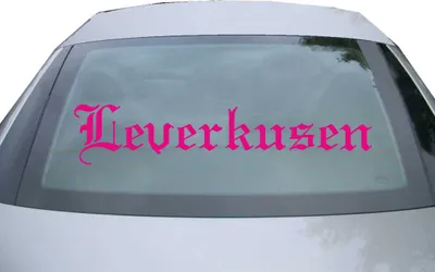 Produktbild von Indigos UG - Aufkleber Heckscheibe & Motorklappe DE6534 - pink - 600x121 mm - Stadt Leverkusen - Auto Scheiben Fenster Heckklappe Tuning Racing JDM - Die cut