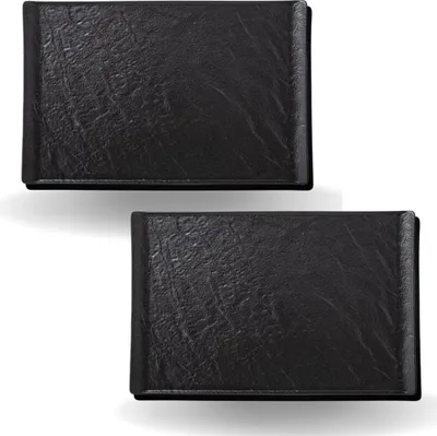 Zdjęcie produktu dla Wilmax Prostokątny talerz 29,5 x 14,5 cm, zestaw 2 szt. SlateStone, czarny WL-661109/A2