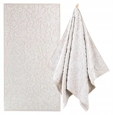 Obrázek produktu pro Zwoltex Barok Ručník Egyptská Bavlna Béžový 50x100 cm