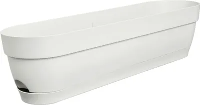 Produktbild von elho® Vibia campana Balkonkasten Weiß 70 cm - Kunststoff