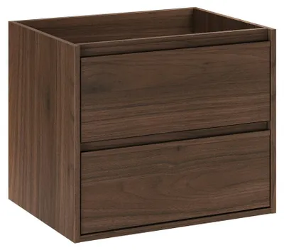 Produktbild von Waschtischunterschrank 60cm Edmé mit 2 Schubladen, Holzoptik