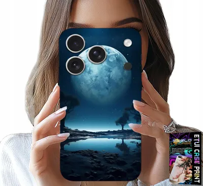 Image de Etui Do Iphone 17 Pro Max - Pełnia Księżyca Księżyc Futerał + Folia
