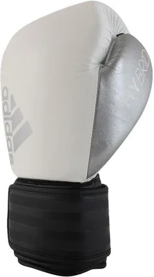 Zdjęcie produktu dla Skórzane rękawice bokserskie Adidas Hybrid 200 białe