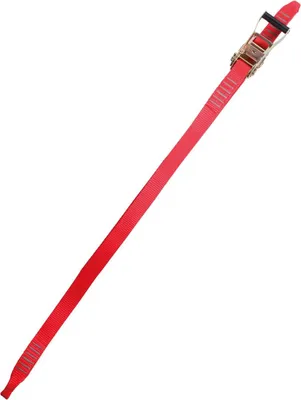 Rote Zugleine "Rescue Ratchet" von singing rock; geeignet für Arbeitssicherheit.