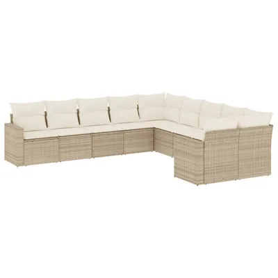 Zdjęcie produktu dla VidaXL 3251845, Kremowy, Rotang, Stal, 110 kg, Dorośli i dzieci, 655 mm, 620 mm