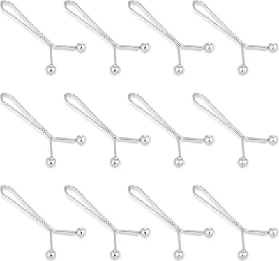 Produktbild von 12 Stück Kopftuch-Befestigungsclip, robuster U-förmiger Metallclip, multifunktionaler Damen-Hemdärmel-Jeans-Hosenclip, Schnalle, Kleidungszubehör