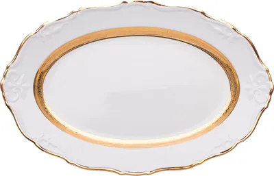 Obrázok produktu pre Thun 1794 Marie Louise, oválna miska, 36 cm, zlato, Thun