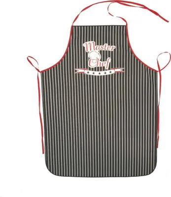 Obrázek produktu pro Kuchyňská zástěra Master Chef černá 62x82 cm
