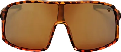 Zdjęcie produktu dla Okulary przeciwsłoneczne marki CHPO Erica Mirrored, żółw brązowy - złote
