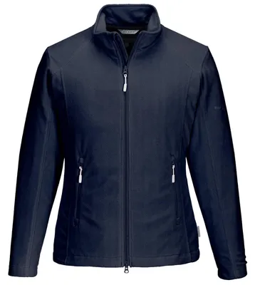 Produktbild von Blue Wave Damen Fleecejacke Leah mit Stehkragen - Jacke mit windfestem Tafetta-Innenfutter in Marine Größe 56