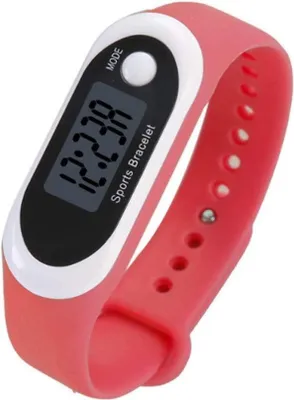 Obrázek produktu pro Chytré sportovní hodinky Smart Step - Krokoměr a další. Červené.