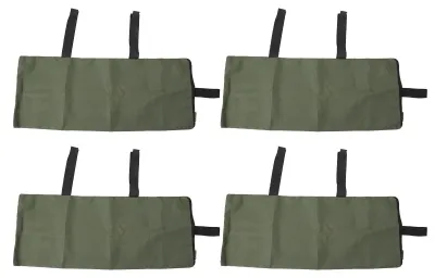 Produktbild von 4 Stück Hochwasserbarriere-Sandsäcke, verdickte Präventionssandsäcke zur Kontrolle, 600D Oxford-Stoff, Segeltuch, grüner Reißverschluss