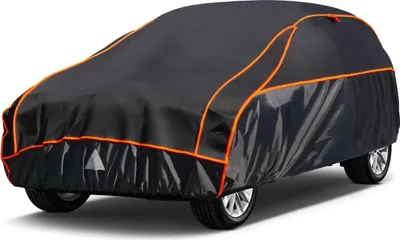 Zdjęcie produktu dla Wodoodporny pokrowiec Kayme YM Black SUV 460 cm na grad, deszcz i promienie UV