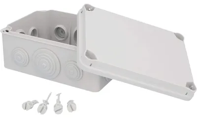Produktbild von Verteilerdose, Anschlussdose, Installationsgehäuse, 130 x 176 x 76 mm, IP65